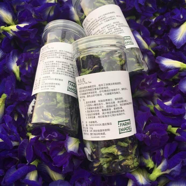 蝶豆花 